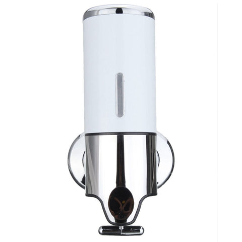 500ml Wall Mounted Bathroom Hung Shampoo Soap Dispenser Liquid Pump Bottle