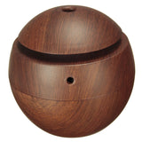 USB Wooden Ultrasonic Aroma Humidifier Air Essential Oil Diffuser with Color Changing LED Lamp