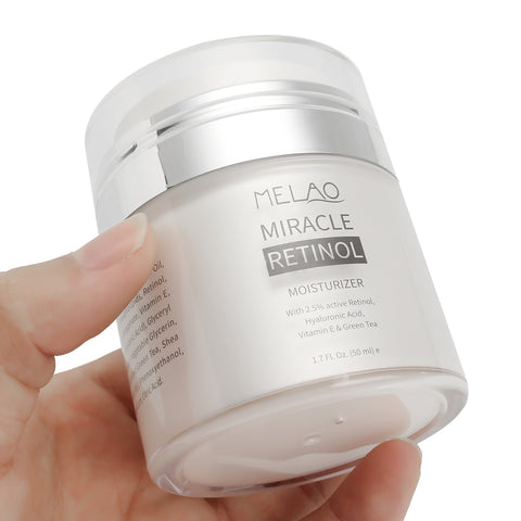 Retinol Moisturizer Facial Cream Serum Anti Wrinkles Aging Hyaluronic Acid Vitamin E Skin Care