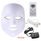 Photon LED Skin Rejuvenation Therapy Face Facial Mask 3 Colors Light Wrinkle Removal Anti Aging