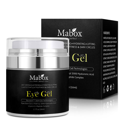 Mabox Eye Gel Cream Anti-Wrinkles Remove Dark Circle Hyaluronic Acid Firming Lightening 50ml