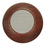 USB Wooden Ultrasonic Aroma Humidifier Air Essential Oil Diffuser with Color Changing LED Lamp