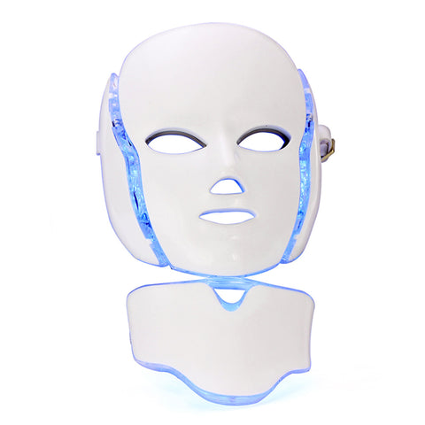 7 Color LED Photon Skin Rejuvenation Facial Neck Mask Beauty Therapy Machine Firming Tightening