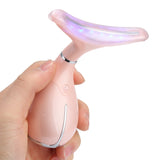 3 Colors RF Neck Skin Rejuvenation Machine Tightening LED Photon Massage Beauty Tweezers