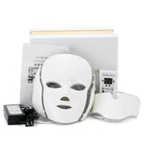 7 Color LED Photon Skin Rejuvenation Facial Neck Mask Beauty Therapy Machine Firming Tightening