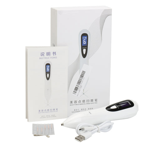 Facial Black Spot Extractor Tools Rechargeable Freckle Laser Spot Laser Beauty Mole Removal Machine Tool