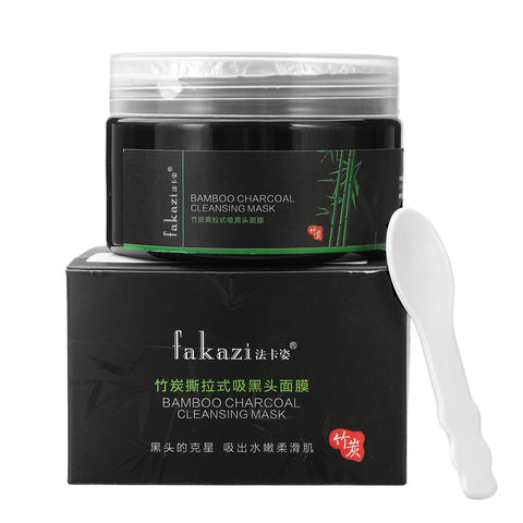 Fakazi Bamboo Charcoal Blackhead Remover Peel Off Mask Moist Smooth Deep Cleansing