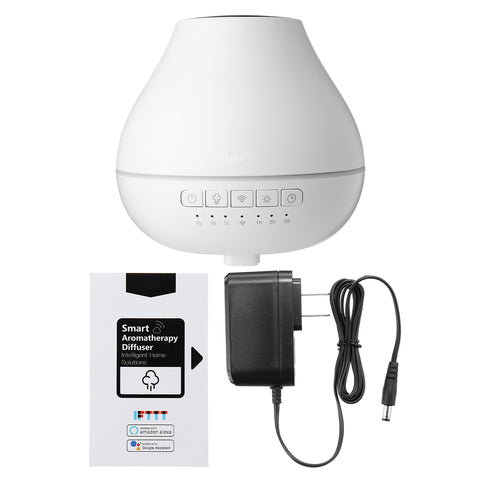 Oittm Smart WiFi Ultrasonic Essential Oil Diffuser Humidifier Aromatherapy Docking Amazon Alexa & Google Home