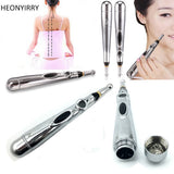 Health Care Electric Meridians Laser Acupuncture Magnet Therapy Instrument Massage Meridian Energy Pen Massager Facial Care Tool