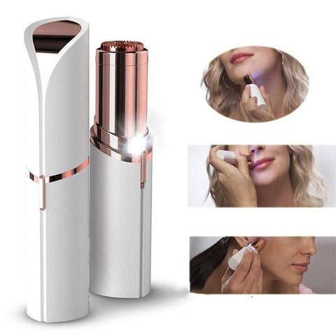 Electric Hair Remover Women Lipstick Shaver Razor Wax Finishing Touch Trimmer Shaving Machine Lipstick Shaving Tool