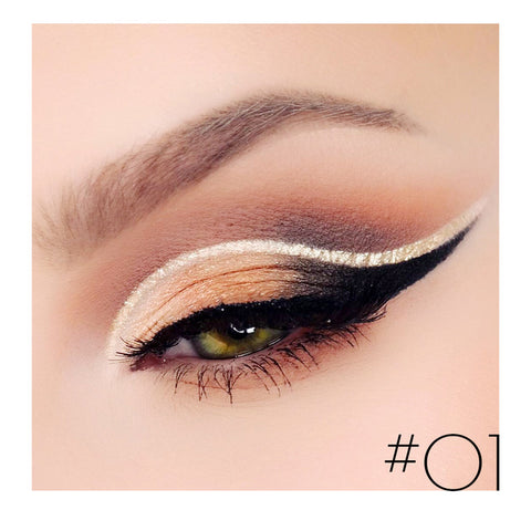 Waterproof Eye Liner Pencil Pen Liquid Eyeliner Glitter Eye Pencil Shimmer Diamond Pigment Makeup Liquid Eyeliners
