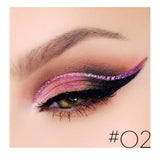 Waterproof Eye Liner Pencil Pen Liquid Eyeliner Glitter Eye Pencil Shimmer Diamond Pigment Makeup Liquid Eyeliners