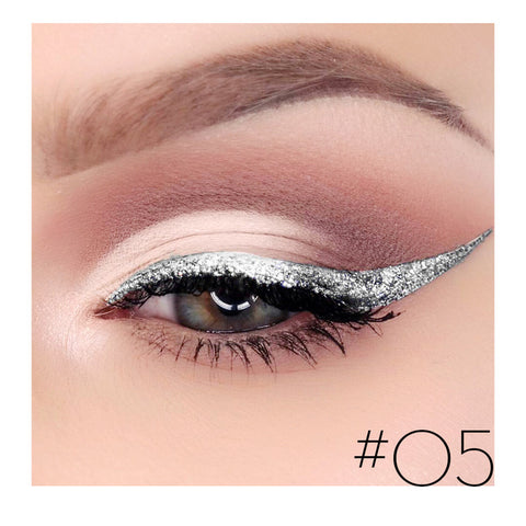 Waterproof Eye Liner Pencil Pen Liquid Eyeliner Glitter Eye Pencil Shimmer Diamond Pigment Makeup Liquid Eyeliners